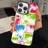 Япония Д-Детектив Конан Цветной Чехол для Телефона Для IPhone 17 16 15 14 13 12 11 Pro Max Plus Матовый Чехол