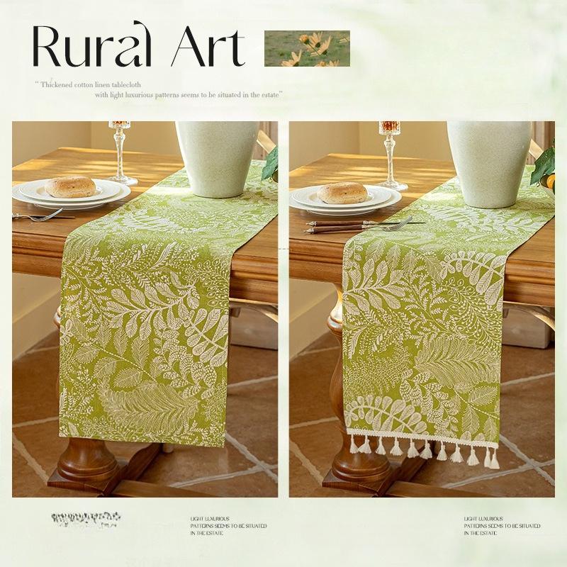 Чашка Скатерть Винтажный Принт Пасторальный Стиль Салфетка Комод Шкаф Пылезащитный Чехол Комната Столовая для Дома Вечеринка Декор Стола