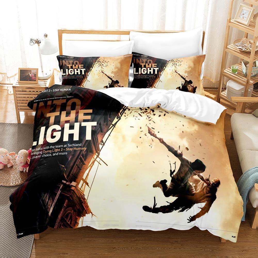 3D Печать Игровой Набор Постельного Белья Dying Light 2 Stay Human Односпальный Двуспальный Полный Queen King Размер Набор Постельного Белья Для Взрослых Детей Спальни Комплекты Пододеяльников