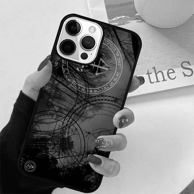 Печать Люцифера Чехол-Ракушка Для iPhone 17 Air 15 16 14 13 12 Pro Max 11 Pro Max Plus Чехол для Телефона