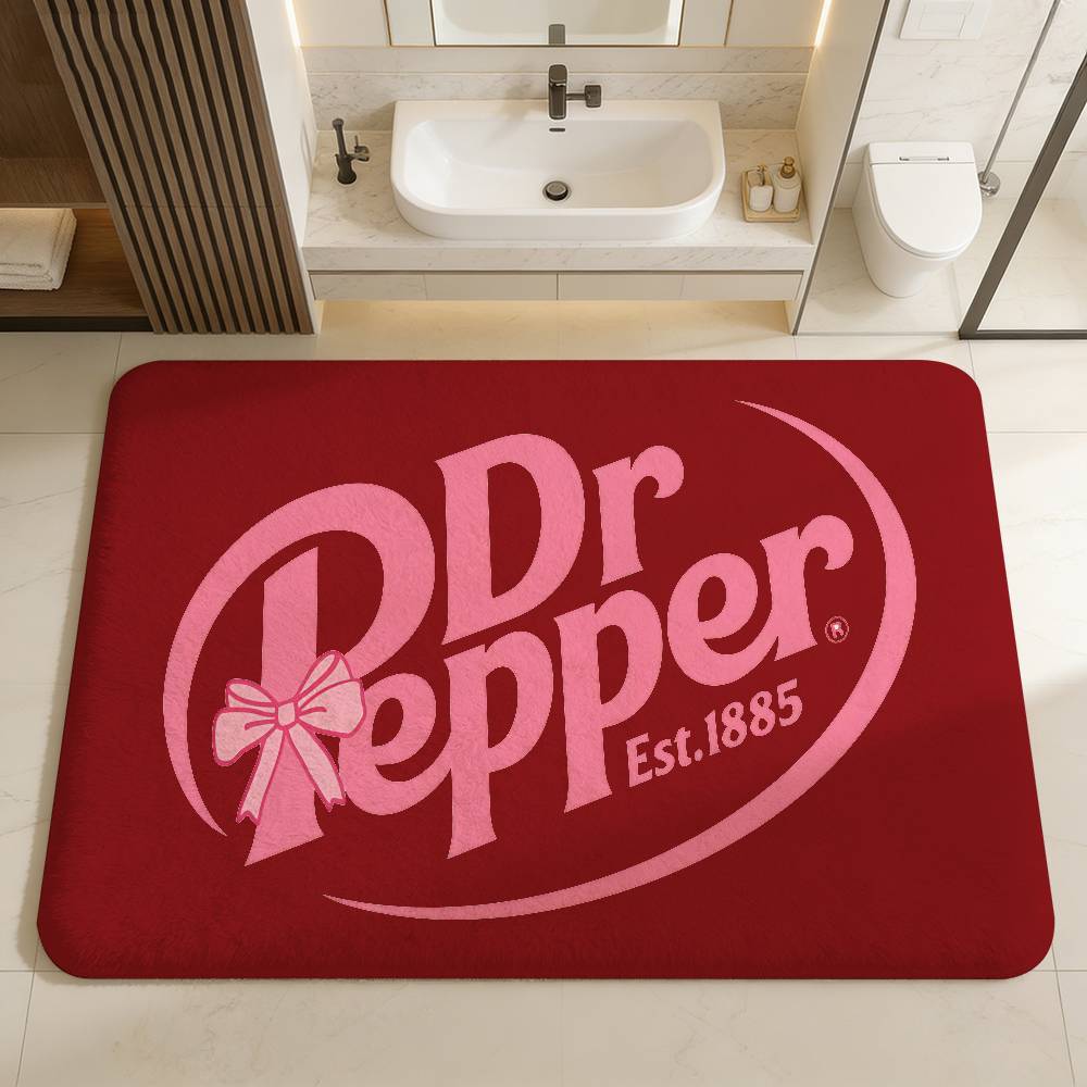 D-Dr P-Peppers Bathroom Mat Anti-slip Absorb Water Long Strip Cushion Bedroon Mat Welcome Doormat