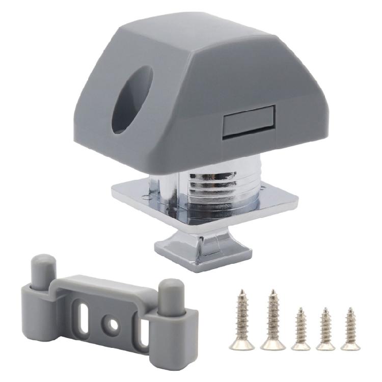 Multipurpose Square Push Button Lock Fits 15mm Door Panels for Vehicle Boat Cabinet Home Yacht Cabinetry Wear Resistance