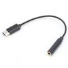 3.5mm TRRS To TypeC Adapter Cable Audio Converter Braid Cable for TypeC Port Phone