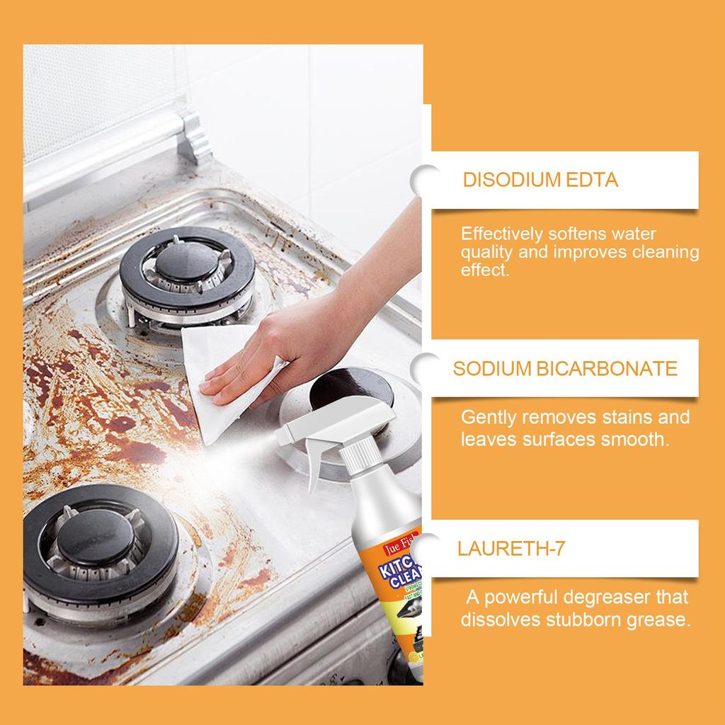 Очиститель для кухонного жира Очиститель для кухонного жира Очиститель для кухонных вытяжек Обезжиривающее средство для тяжелых масел 120 мл