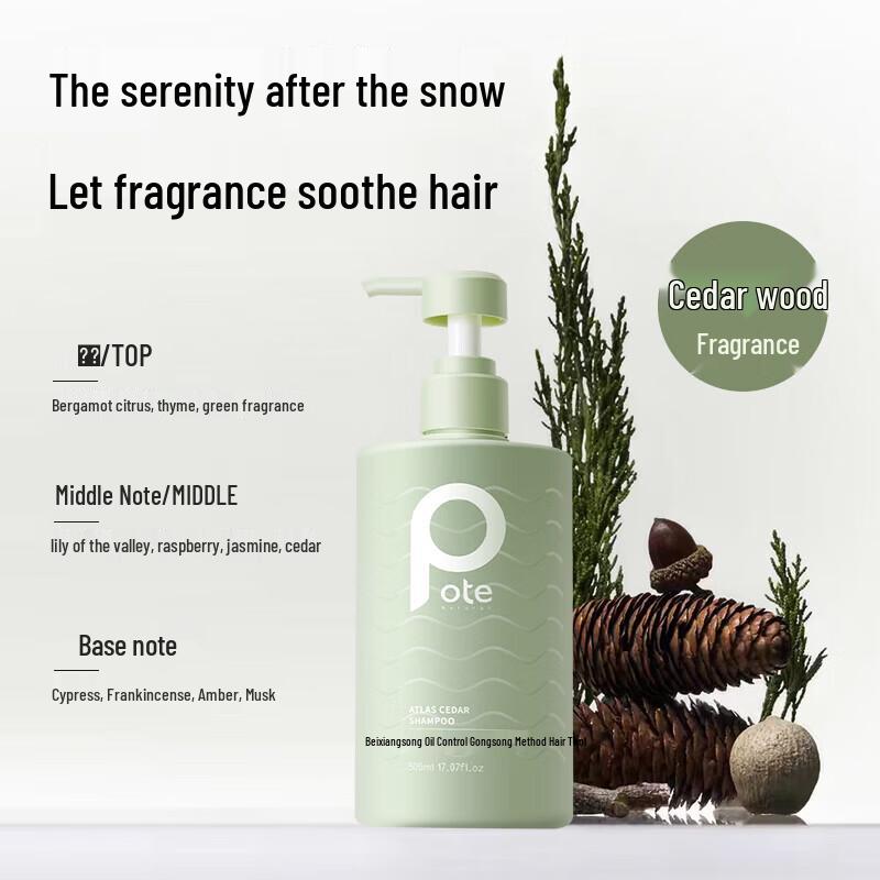 Pote North African Cedar Oil Control Volumizing Shampoo