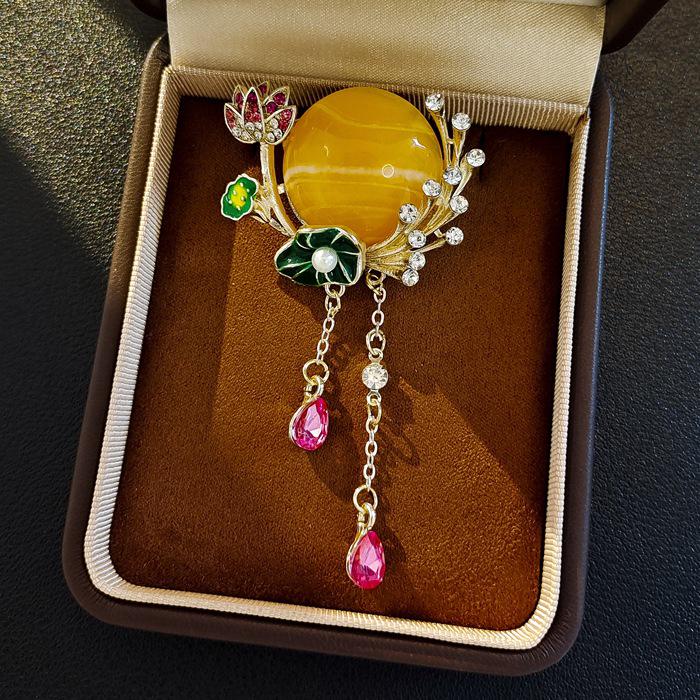 Элегантная китайская ретро эмалевая брошь Феникс и Бабочка для женщин