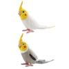 Simulation Parrot Figurine Bird Animal Sculpture for Micro Landscape DIY Landscaping Bath Toys Party Favors Cake Toppers