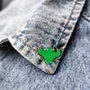 Мультяшная лягушка значок для фитнеса креативный милый капающее масло мускулистый Халк металлический значок рюкзак одежда аксессуары