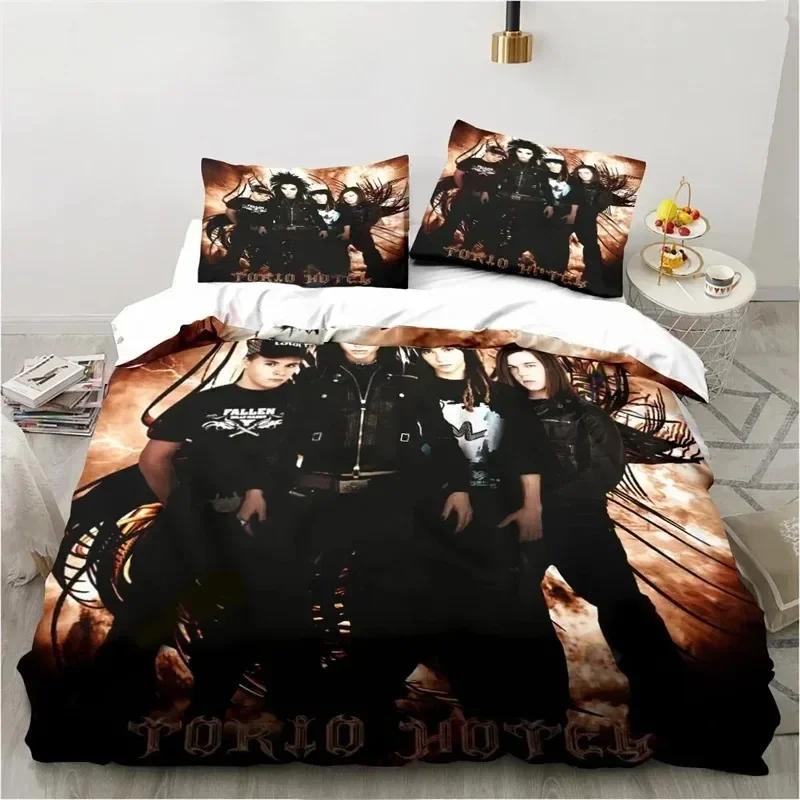 3D Print Tokio Hotel 3D NEW Duvet Cover Pillowcase Bedding Set Adult Boy Girl Bedroom Decoration Children Single Double Large