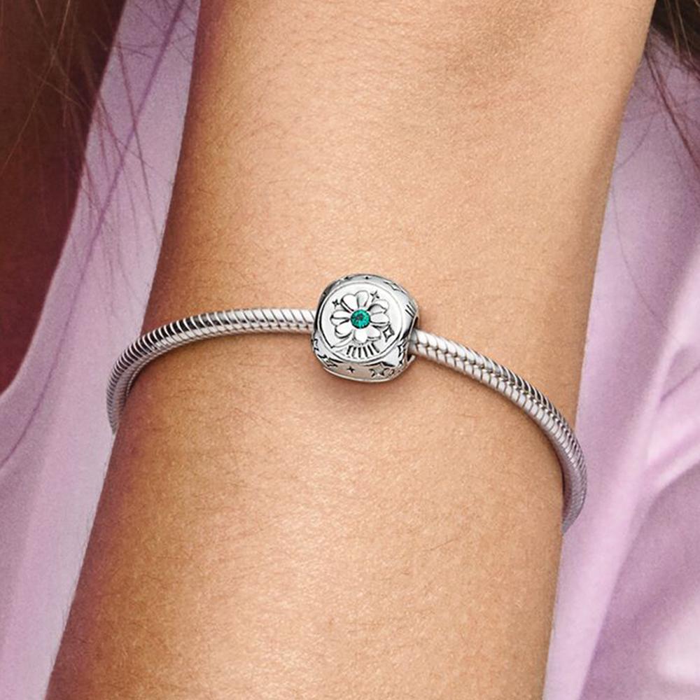 S925 серебряные цвета и сверкающие всевидящие глаза, очаровательные забавные ювелирные аксессуары для женских браслетов, изготовление своими руками