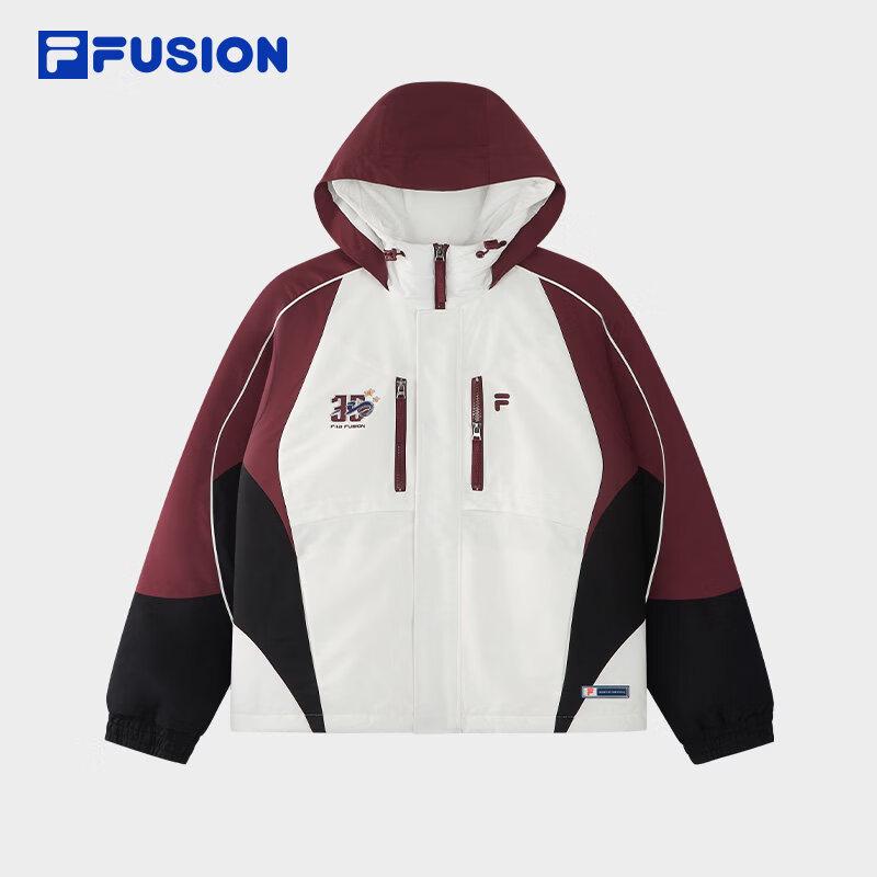 Fila FUSION Женская утепленная куртка с капюшоном и цветовыми блоками