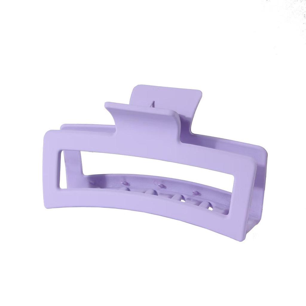 8.5CM x 10.5CM Rectangular Matte PS Hair Clip - Simple Shark Hair Accessory