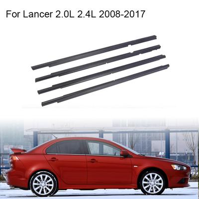 4 шт. Резиновый уплотнитель окон автомобиля для Mitsubishi Lancer 2.0L 2.4L 2008-2017 Уплотнитель погоды Молдинг двери 5727A005 5727A006