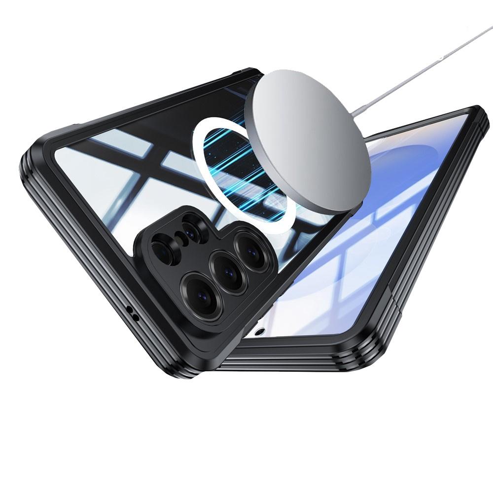 Samsung Galaxy S26 Ultra Shockproof Case with Glass for MagSafe, Black