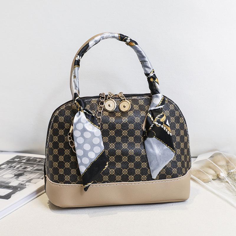 Новая сумка-ракушка с принтом Женская сумка через плечо Сумка