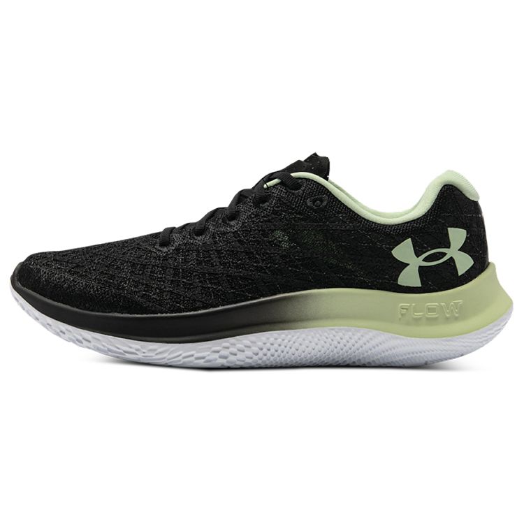 Under Armour Flow Velociti Wind 2 Comfortable Fabric Low-Top Casual Running Shoes Men Sneaker Black Green 3025652-003