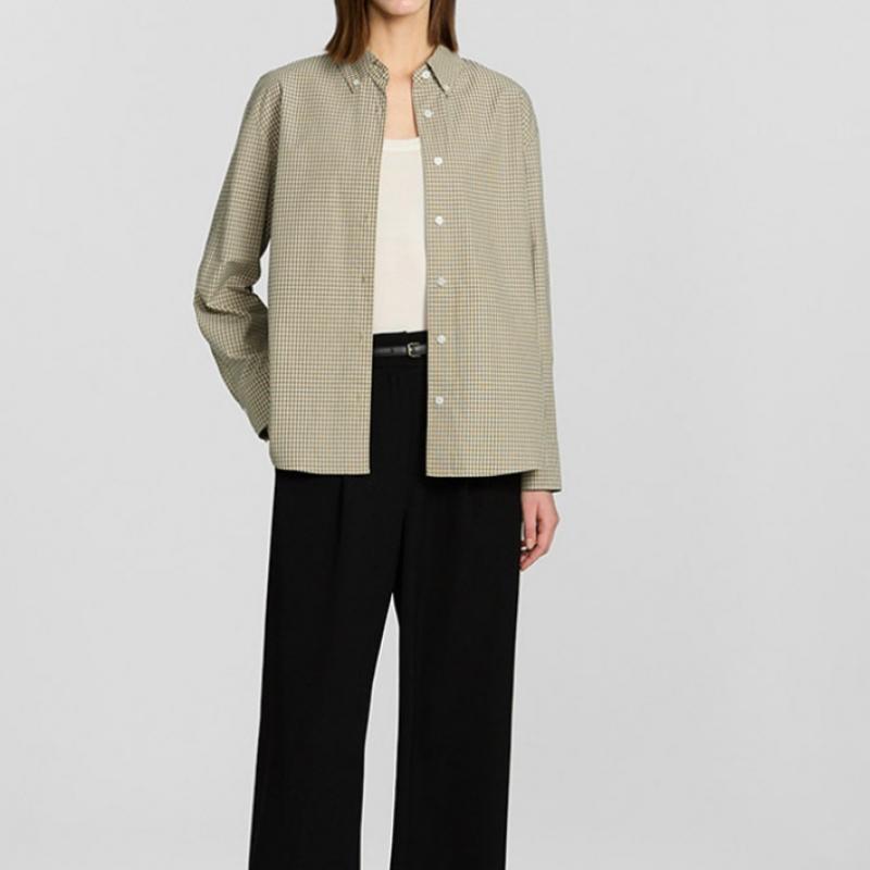 She S miss Хлопковая рубашка в клетку в клетку SwwStp11050 Be