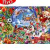 Diamond Painting Bear Kit Diamond Embroidery Snowman Mosaic Cross Stitch Animal Christmas Gift Home Decoration