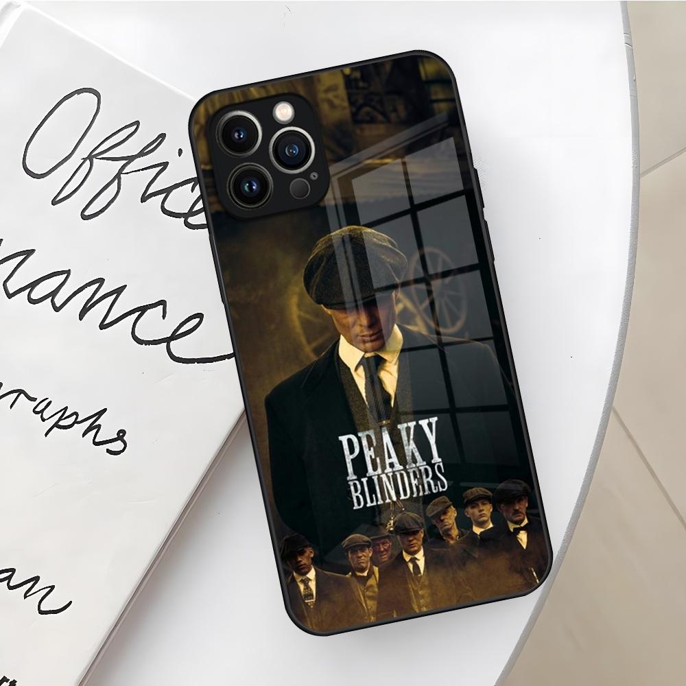 Чехол для телефона Peaky Blinders Томас Шелби для Iphone 16 15 14 12 11 13 Pro Max Mini X Xr Xs Se 8 Puls Стеклянная крышка