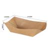 10 шт. одноразовых тарелок-лодочек из крафт-бумаги, подносов, коробок для суши-лодок, бумажных коробок с покрытием, устойчивых к маслу, упаковочных коробок для жареной еды, праздничных принадлежностей