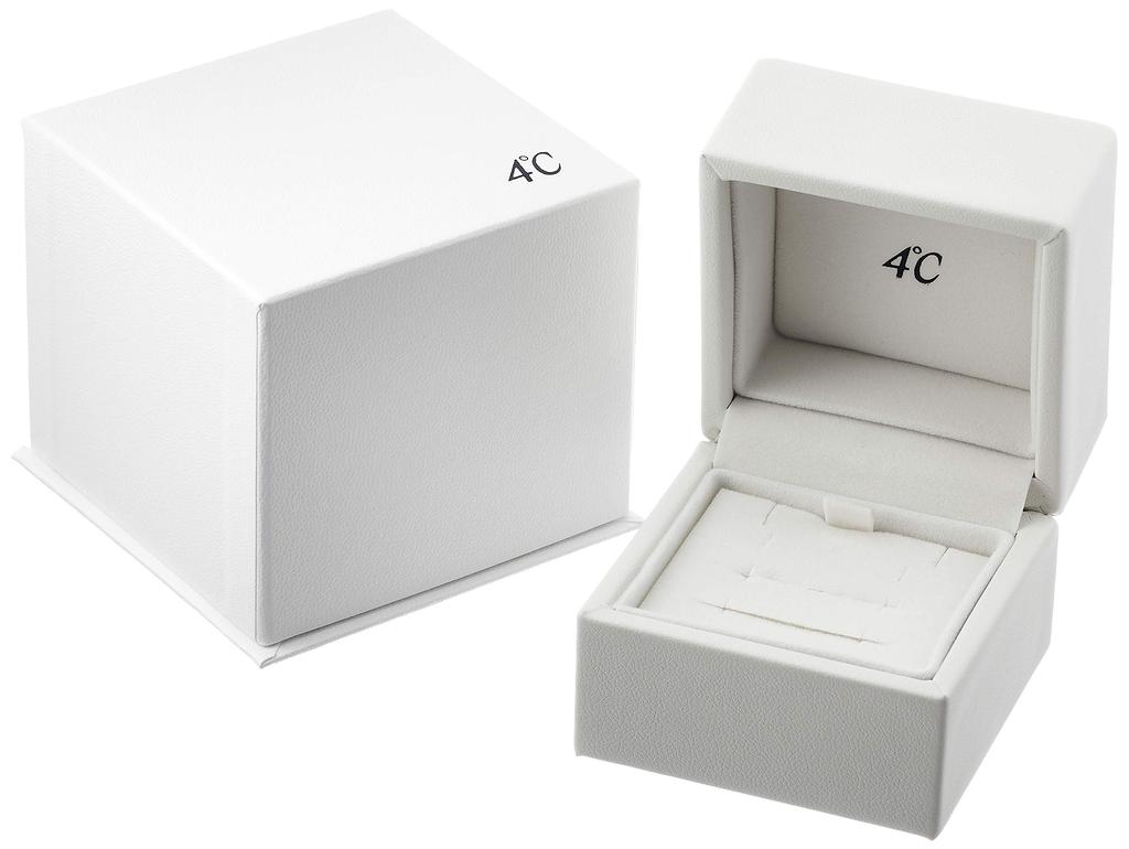 [4℃] November Birthstone K10 Pink Gold Necklace 11174-612-3101-00-00 Women's