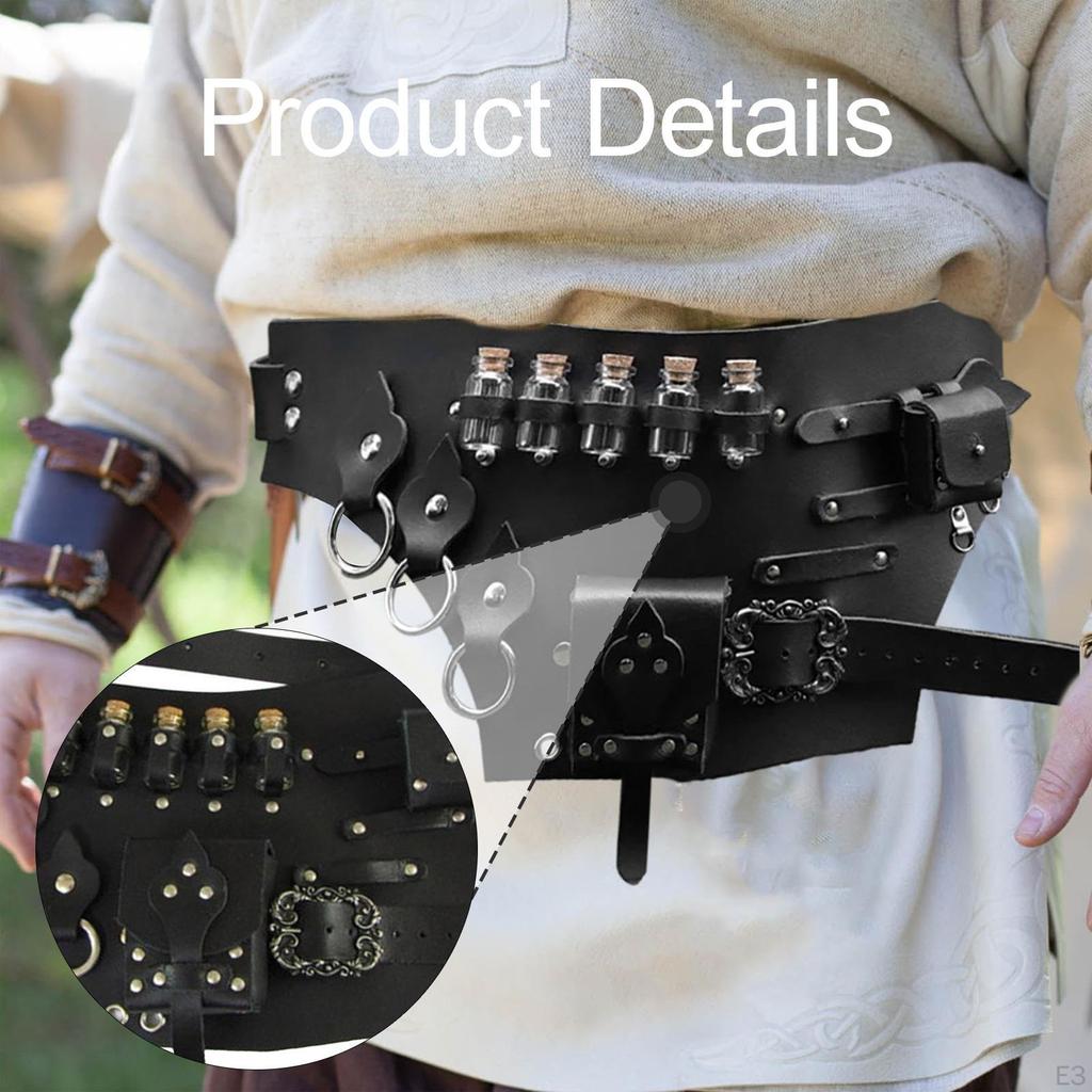 Средневековая поясная сумка-кошелек, сумка-барсетка, зелье для ролевых игр, Хэллоуин