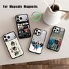 Чехол для телефона L-Latin Mafia для iPhone 17, 16, 15, 14, 13, 12, 11 Plus, Pro Max Магнитный для Magsafe Беспроводной Зарядки