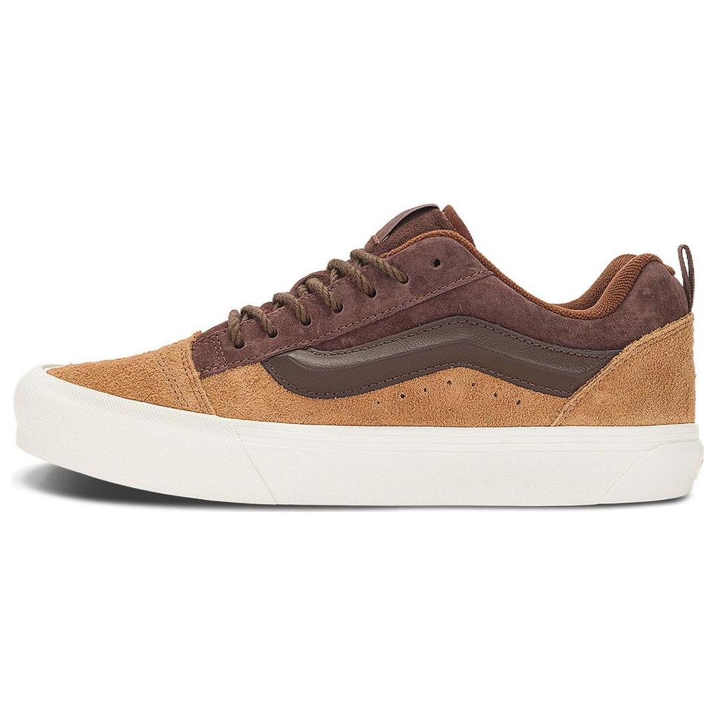 Vans Knu Skool Versatile Comfortable Simple Low-Top Skate Shoes Unisex Sneaker Brown VN0009QCBRO