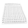 Harp Chord Chart Portable Durable Coated Paper Practice Playing Accessories for Beginner L