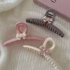 Elegant 2024 Women's Bow-Knot Hairpin - Premium Shark Clip for Back-of-Head Hair Accessories