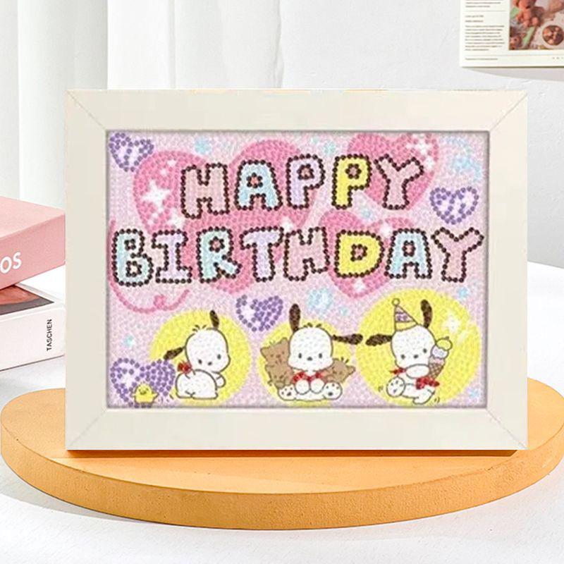 Набор для 5D-алмазной вышивки Sanrio в рамке – Образовательная игрушка для детей