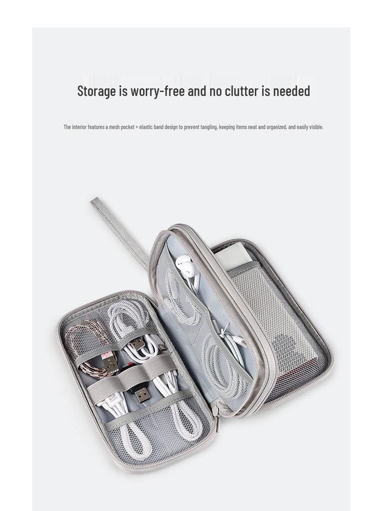 Multifunctional Travel Digital Storage Bag for Cables, Chargers, and Accessories