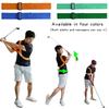 1 Pc Golf Swing Training Aids Swing Arm Strap Double Ring Golf Swing Trainer Beginners Posture Corrector Golf Swing Strap