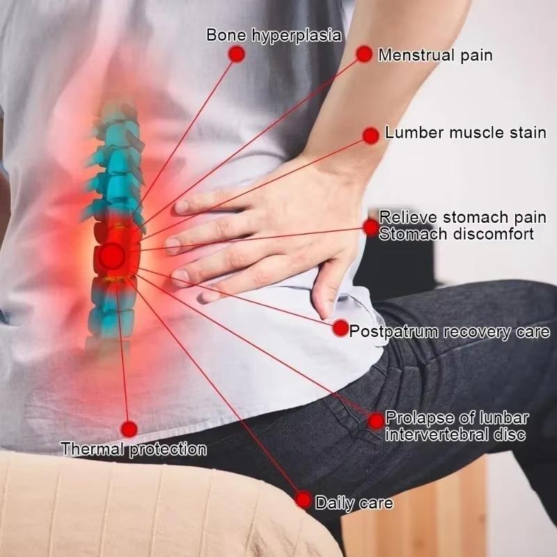 Турмалиновый автоматический нагревательный магнитный поясной ремень поддержка пояса спина поясничный поддерживающий кронштейн фитнес спорт двойной регулируемый ремень