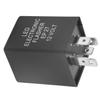 EP27 5 Pin LED Flasher Relay Waterproof Dustproof Turn Signal Hyper Flash Fix 12V with Simple Structure Plug and Play