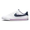 Nike Court Legacy Leather Повседневные Нескользящие Амортизирующие Прочные Низкие Детские Кеды для Скейтбординга Детские кроссовки Белые DA5381-117