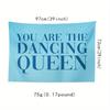 VIKAMA Dancing Queen Tapestry Fresh Nordic Style Inspirational Dance Room Girls Heart Living Room Decoration