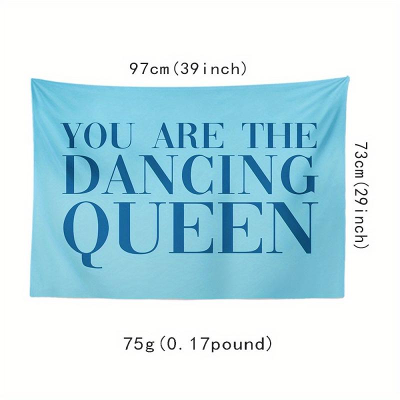 VIKAMA Dancing Queen Tapestry Fresh Nordic Style Inspirational Dance Room Girls Heart Living Room Decoration