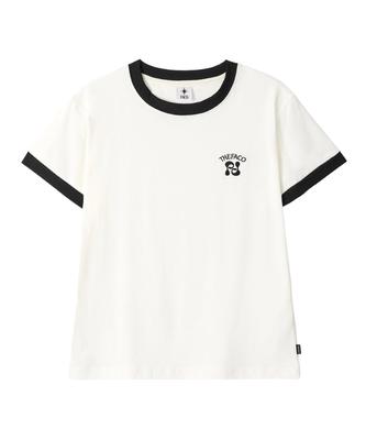 Футболка с круглым вырезом и логотипом THE FACO Ringer Ivory