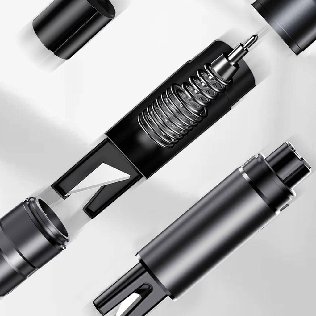 Автомобильный стеклоподъемник, портативный металлический автомобильный аварийный молоток с резаком для ремня безопасности, спасательный аварийный аварийный инструмент для автомобиля