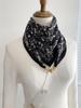 Women's 2024 Magnetic Triangle Neck Protection Scarf - Cotton & Linen High-End Square Scarf for Autumn/Winter