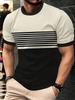 Splicing Color Print Mens T-Shirt Summer Fashion Clothing Casual Short Sleeve T-Shirt For Cool Men Tops Tees Clothes