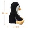 Apricot Lamb Black Velvet Penguin Plush Toy for Soft and Fluffy Black Velvet Penguin for Girls and 23cm Kids, Cute, Boys,