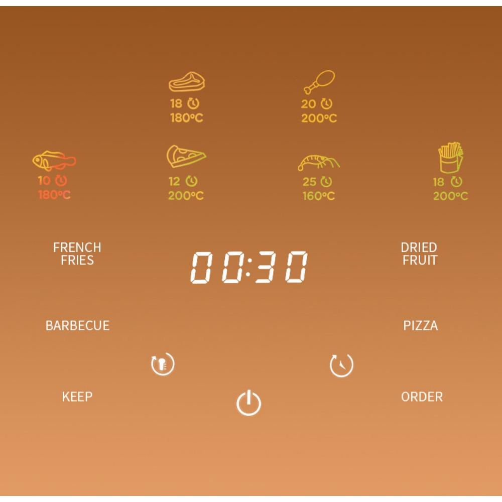 Новая умная электрическая фритюрница Visual 15 л, электрическая духовка, фритюрница