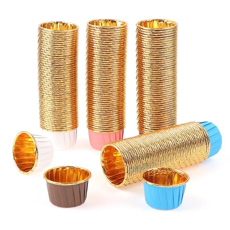 50 шт./упак. вкладыш для кексов, обертки для торта, поднос для выпечки, чехол для торта, бумажные стаканчики