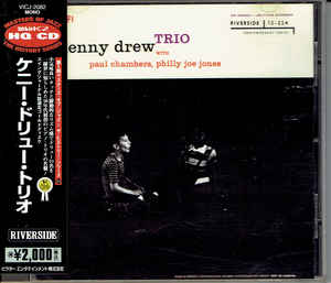 CD KENNY DREW TRIO, PAUL CHAMBERS, "PH - Kenny Drew Trio VICJ2082 Riverside Recor 1996 Japan ObiJazz Used