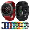 Watchband 26mm Silicone Strap for Garmin Fenix 5X Plus 6X Pro Outdoor Sport Watch Band Replacement Watchband For Garmin Fenix 3/3 HR