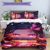 3pcs nezouko6 Design Cover Set - HD Printed Bedding with 1 Cover and 2 Pillowcases - Perfect for Home and Dorm Decor