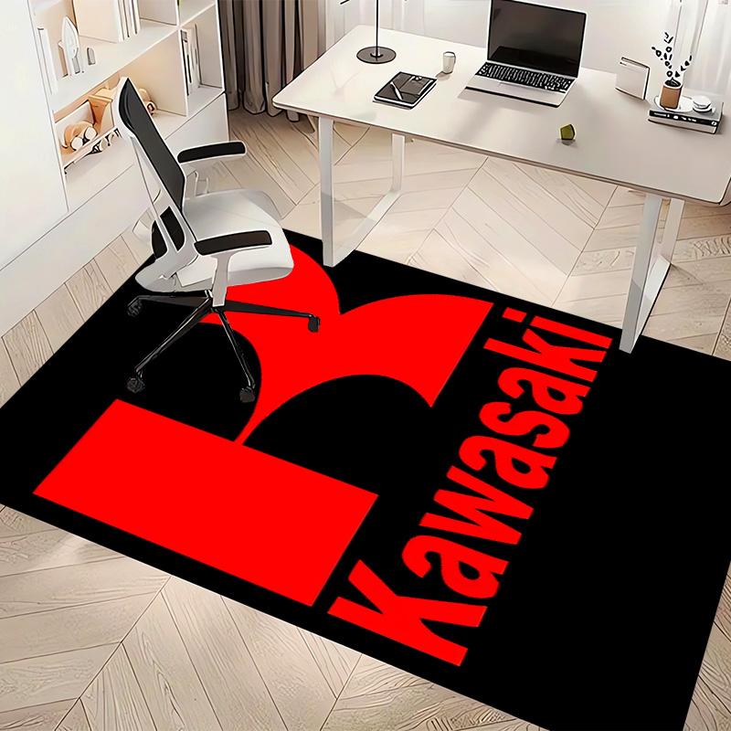 Kawasaki Ninja Printed Absorbent Washable Carpet, Non-Slip Bathroom Mats, Kitchen Rugs, Yoga Mat,Living Room Entrance, Camping Picnic Rugs