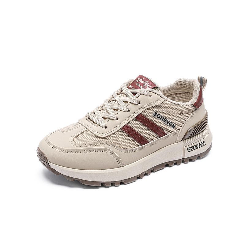 Кроссовки женские новые универсальные на мягкой подошве повседневные беговые дышащие простой текстуры трендовые легкие женские туфли